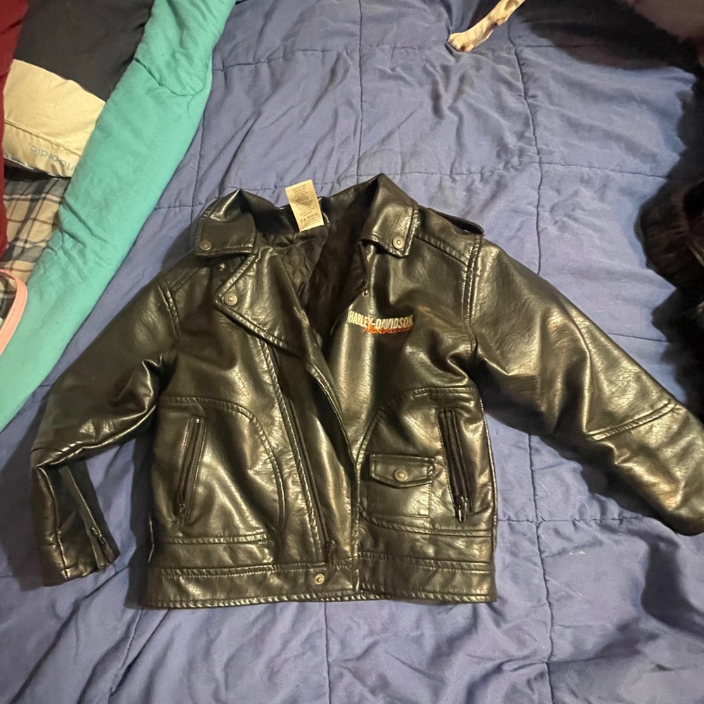 Harley-Davidson Kids Black Leather Jacket